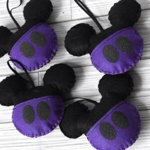 Halloween. Mickey Mouse felt ornaments / home decor